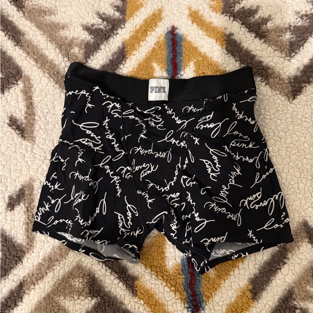 PINK Victoria's Secret Black and White Women's Shorts